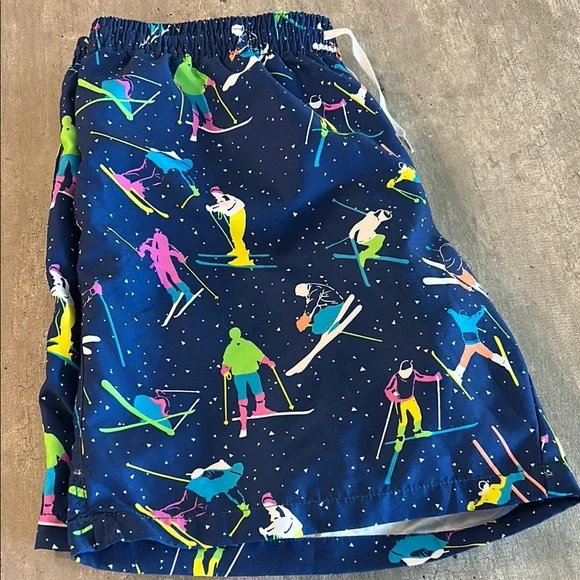 Chubbies Navy Ski Print Swim Shorts size XXL - Picture 6 of 6